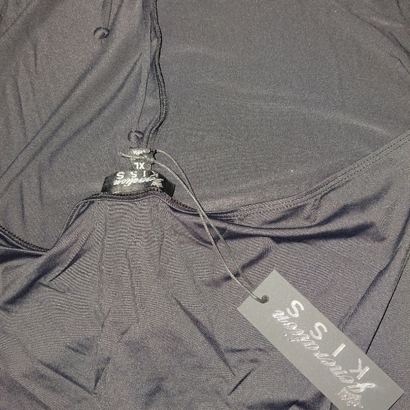 NWT Dolls Kill Black Backless Long Sleeve Carmen Mini Dress Size XL - Sexy Goth - Picture 12 of 15